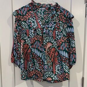 Michelle McDowell Womens Long Sleeve Blouse XL